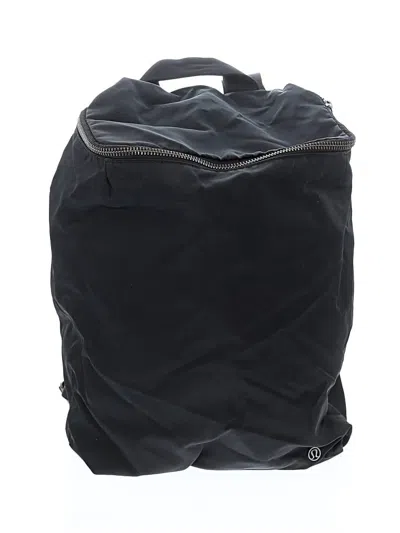 Pre-owned Lululemon Athletica Backpack In Black
