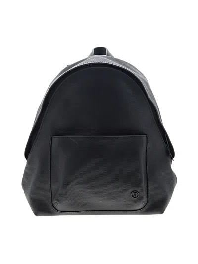 Pre-owned Lululemon Athletica Backpack In Black