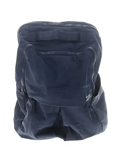 Pre-owned Lululemon Athletica Backpack In Blue
