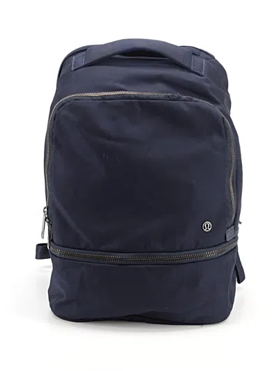 Pre-owned Lululemon Athletica Backpack In Blue
