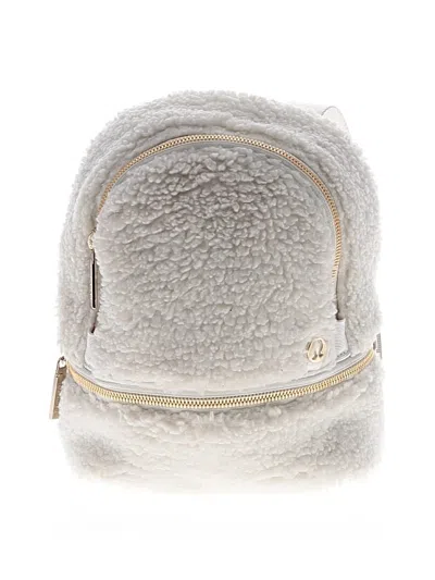Pre-owned Lululemon Athletica Backpack In Ivory