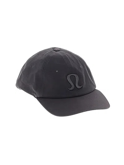 Pre-owned Lululemon Athletica Baseball Cap In Black