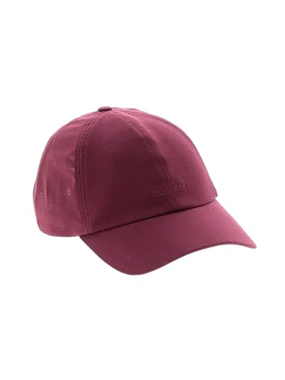 Pre-owned Lululemon Athletica Baseball Cap In Burgundy