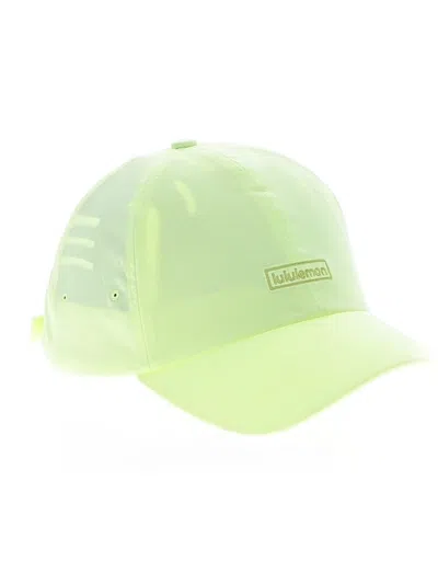 Pre-owned Lululemon Athletica Baseball Cap In Green