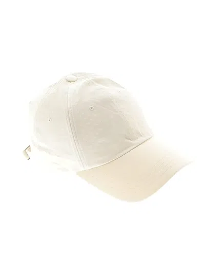 Pre-owned Lululemon Athletica Baseball Cap In White
