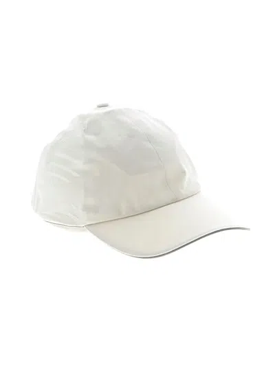 Pre-owned Lululemon Athletica Baseball Cap In White