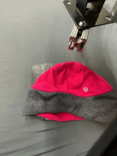 Pre-owned Lululemon Athletica Beanie Hat In Pink