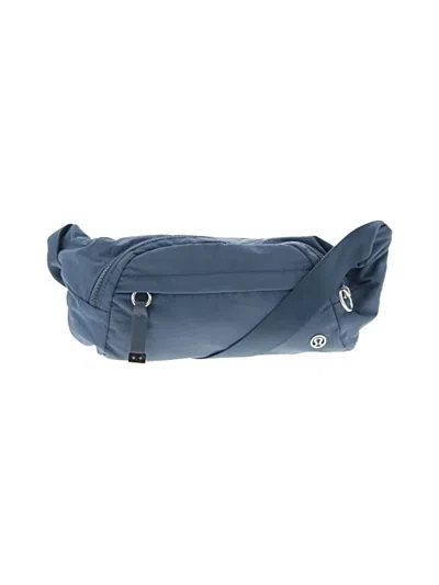 Pre-owned Lululemon Athletica Belt Bag In Blue