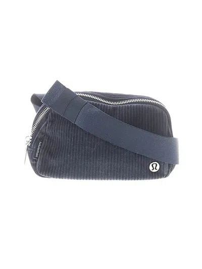 Pre-owned Lululemon Athletica Belt Bag In Blue