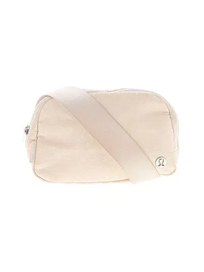 Pre-owned Lululemon Athletica Belt Bag In Ivory