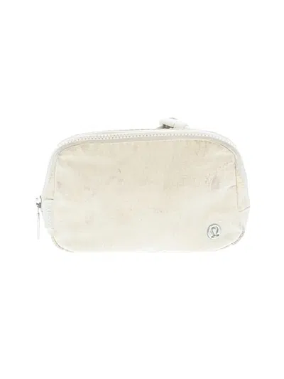 Pre-owned Lululemon Athletica Belt Bag In Ivory