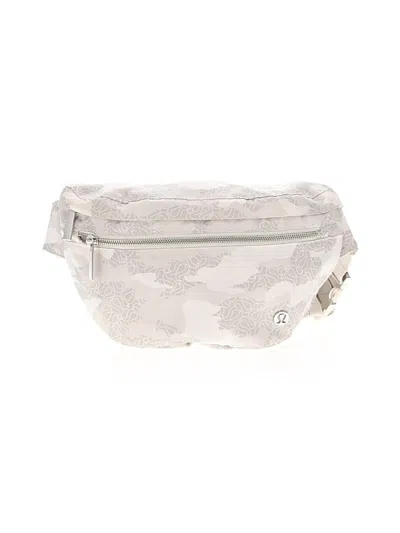 Pre-owned Lululemon Athletica Belt Bag In Silver
