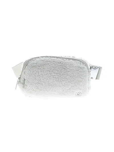 Pre-owned Lululemon Athletica Belt Bag In Silver