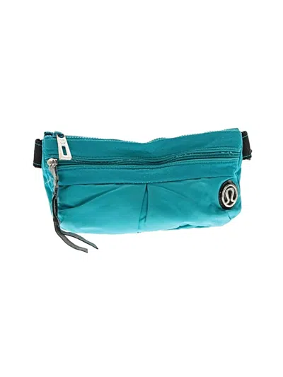 Pre-owned Lululemon Athletica Belt Bag In Teal