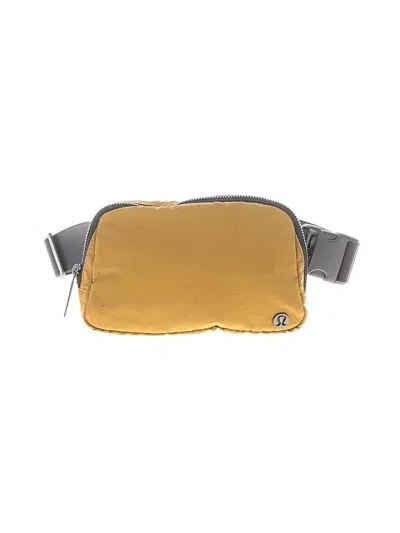 Pre-owned Lululemon Athletica Belt Bag In Yellow