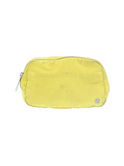 Pre-owned Lululemon Athletica Belt Bag In Yellow