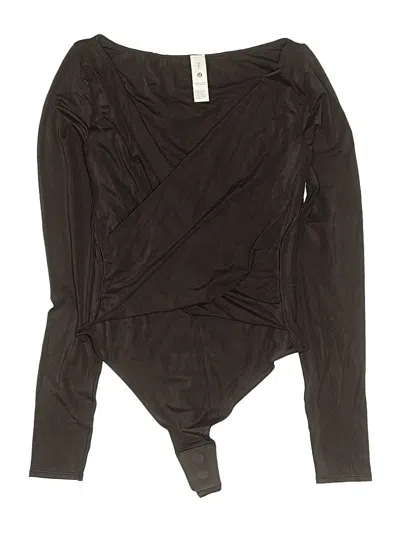 Pre-owned Lululemon Athletica Bodysuit In Brown