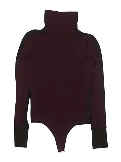 Pre-owned Lululemon Athletica Bodysuit In Burgundy