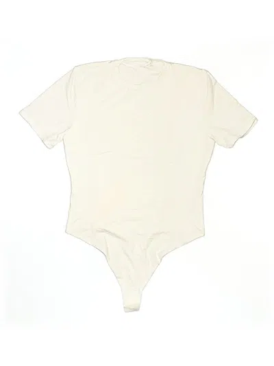 Pre-owned Lululemon Athletica Bodysuit In Ivory