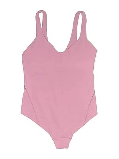 Pre-owned Lululemon Athletica Bodysuit In Pink