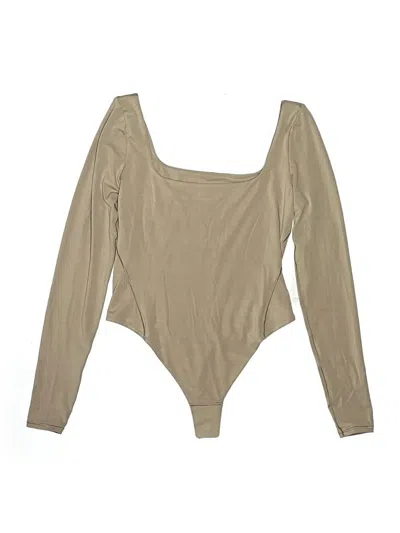 Pre-owned Lululemon Athletica Bodysuit In Tan