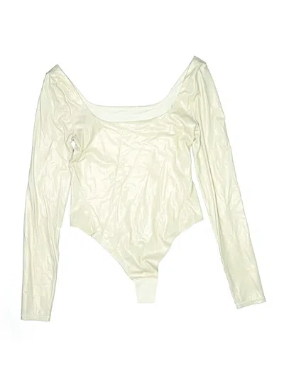 Pre-owned Lululemon Athletica Bodysuit In White