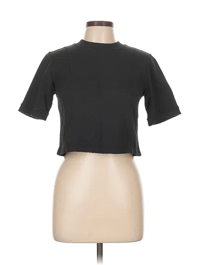 Pre-owned Lululemon Athletica Cardigan Sweater In Black