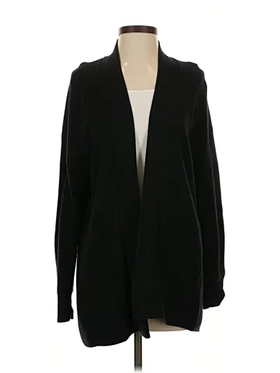 Pre-owned Lululemon Athletica Cardigan Sweater In Black