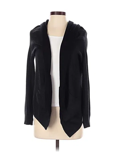 Pre-owned Lululemon Athletica Cardigan Sweater In Black