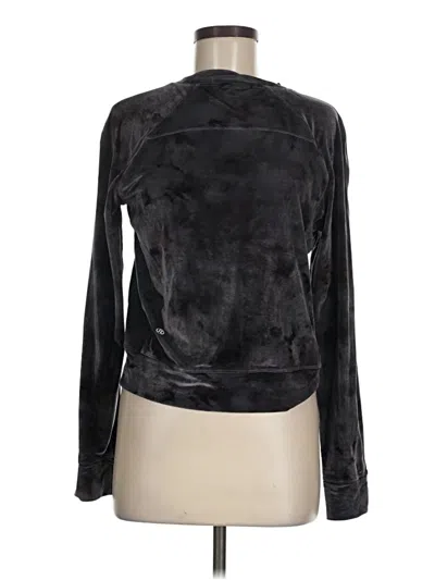 Pre-owned Lululemon Athletica Cardigan Sweater In Black