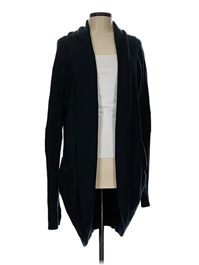 Pre-owned Lululemon Athletica Cardigan Sweater In Black