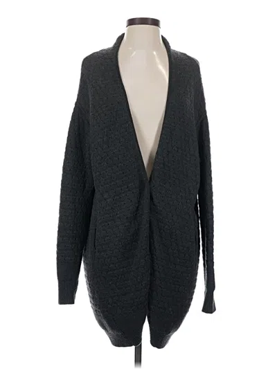 Pre-owned Lululemon Athletica Cardigan Sweater In Black