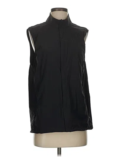 Pre-owned Lululemon Athletica Cardigan Sweater In Black