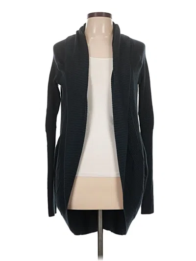 Pre-owned Lululemon Athletica Cardigan Sweater In Black