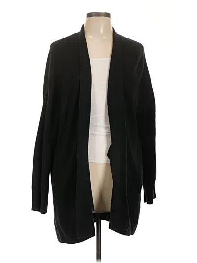 Pre-owned Lululemon Athletica Cardigan Sweater In Black