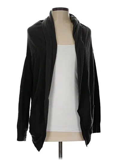Pre-owned Lululemon Athletica Cardigan Sweater In Black