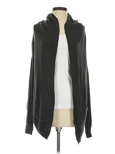 Pre-owned Lululemon Athletica Cardigan Sweater In Black