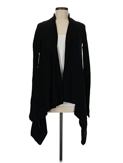 Pre-owned Lululemon Athletica Cardigan Sweater In Black