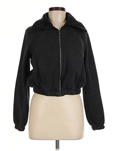 Pre-owned Lululemon Athletica Cardigan Sweater In Black