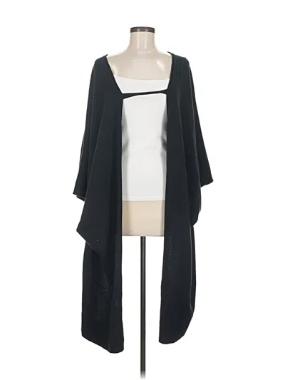 Pre-owned Lululemon Athletica Cardigan Sweater In Black