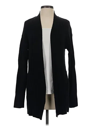 Pre-owned Lululemon Athletica Cardigan Sweater In Black