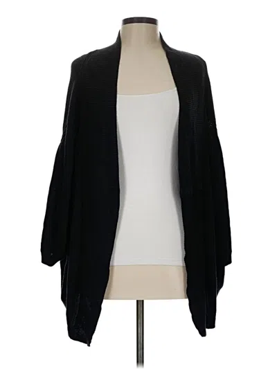 Pre-owned Lululemon Athletica Cardigan Sweater In Black