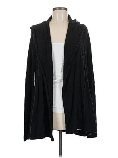 Pre-owned Lululemon Athletica Cardigan Sweater In Black