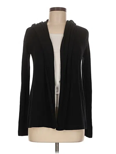 Pre-owned Lululemon Athletica Cardigan Sweater In Black