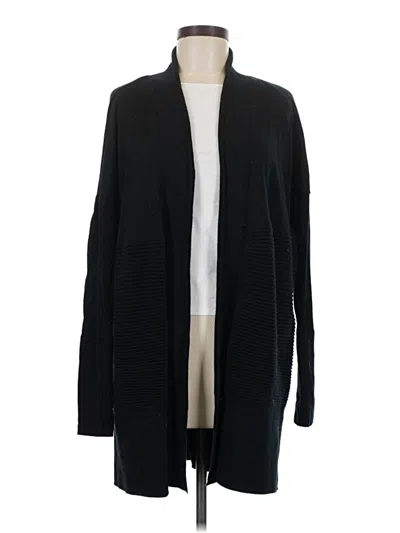 Pre-owned Lululemon Athletica Cardigan Sweater In Black