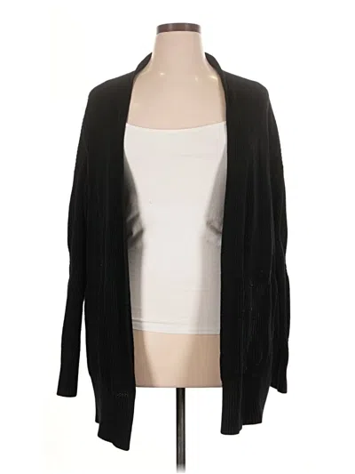 Pre-owned Lululemon Athletica Cardigan Sweater In Black