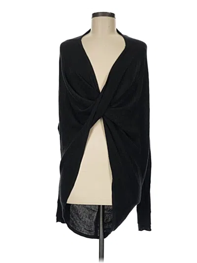 Pre-owned Lululemon Athletica Cardigan Sweater In Black