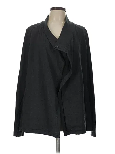 Pre-owned Lululemon Athletica Cardigan Sweater In Black