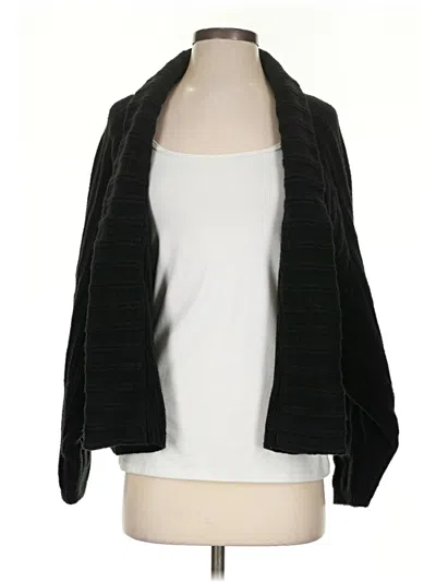 Pre-owned Lululemon Athletica Cardigan Sweater In Black