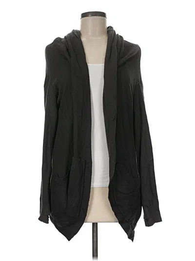 Pre-owned Lululemon Athletica Cardigan Sweater In Black